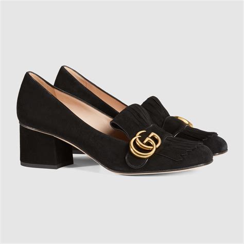 gucci marmont chaussures|gucci marmont shoes mid heel.